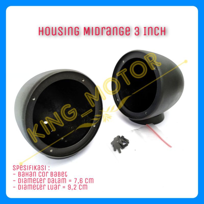 Housing Speaker Midrange 3 Inch