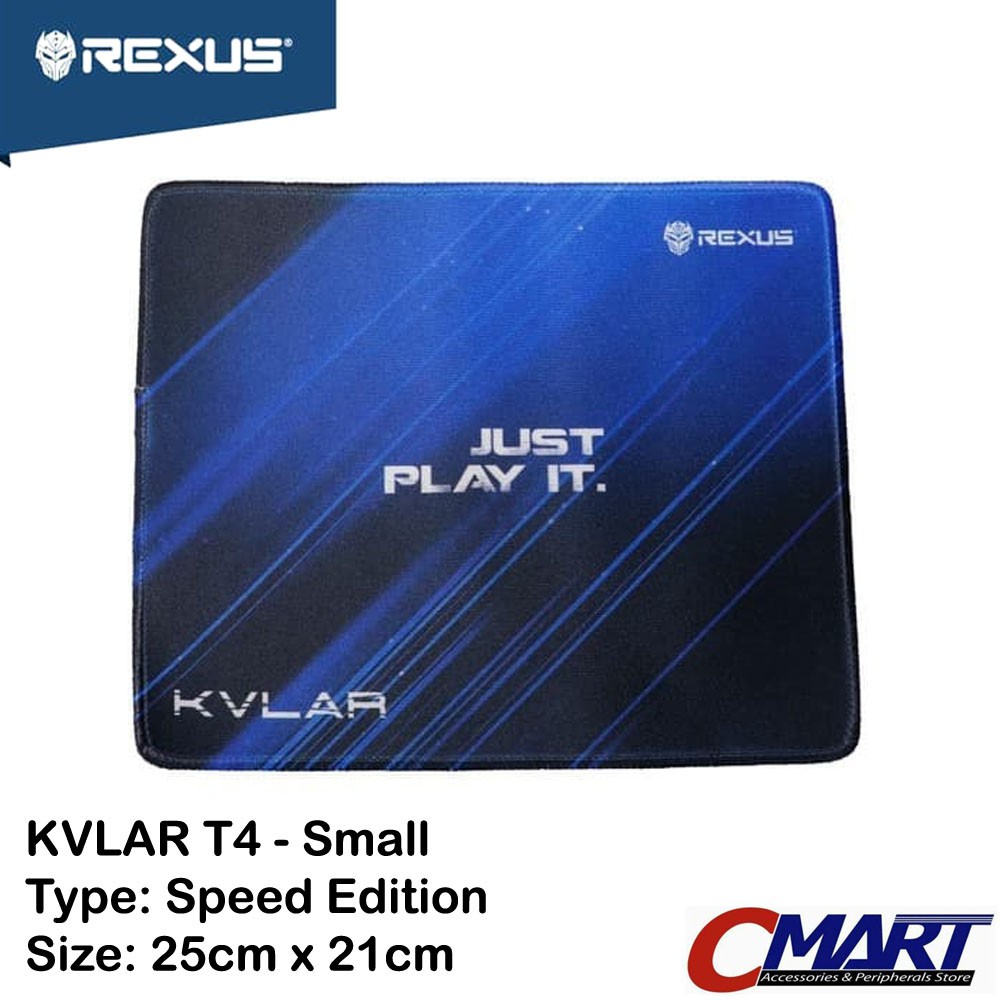 Rexus KVLAR T4 Gaming Mousepad 25cm x 21cm tatakan alas