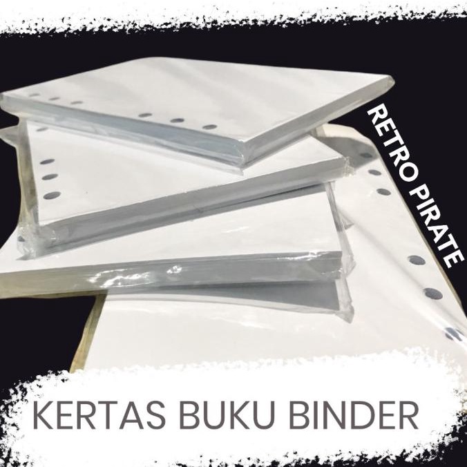 

Kertas Buku Binder Retro Pirate Putih | Isi 100 Lembar