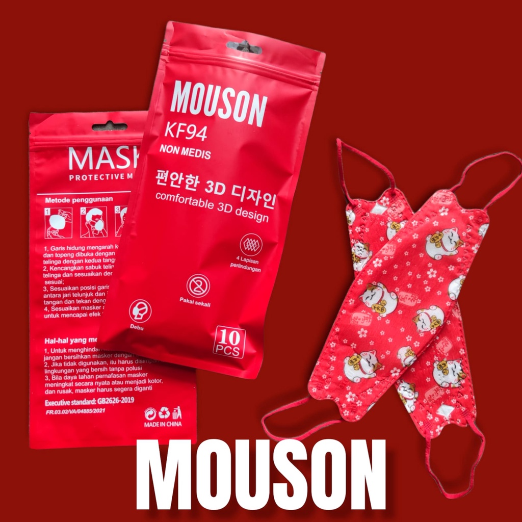 KF94 MOUSON IMLEK CHINESSE NEW YEAR EDITION - MASKER KF94 MOUSON EDISI IMLEX