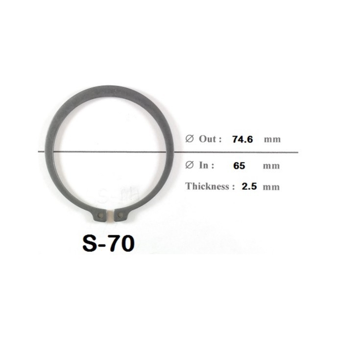 . External Retaining Ring / Snap Ring / Circlip S-70