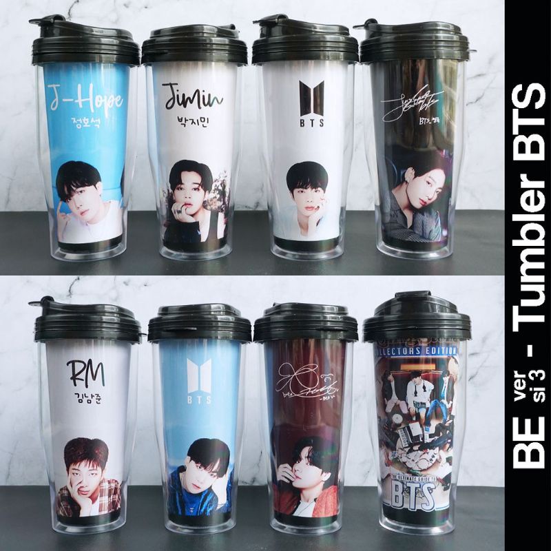 Tumbler Botol minum BTS 380ml  kpop/custom