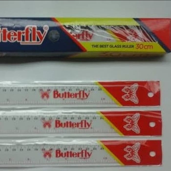 

Murah Penggaris Butterfly 30Cm Plastik Per Pack Terbatas
