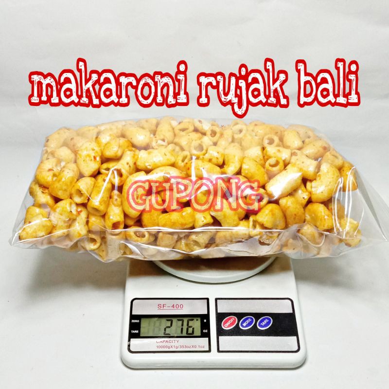 

Kerupuk Makaroni Rujak Bali Pedas 250gr