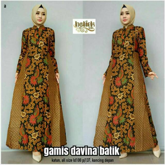 Gamis batik / gamis batik murah/ gamis batik pekalongan solo