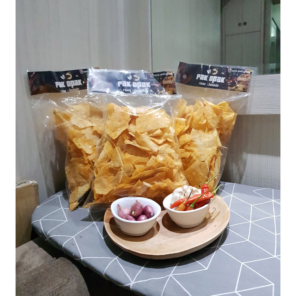 

Paket 3 Bungkus Keripik Singkong Pak Opak