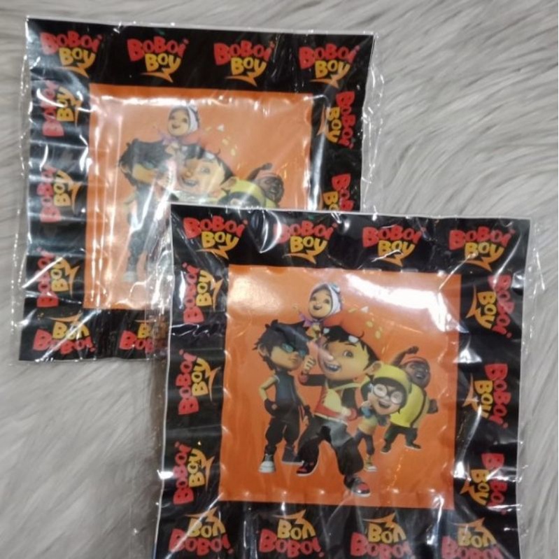 piring kue kertas ulang tahun karakter boboiboy