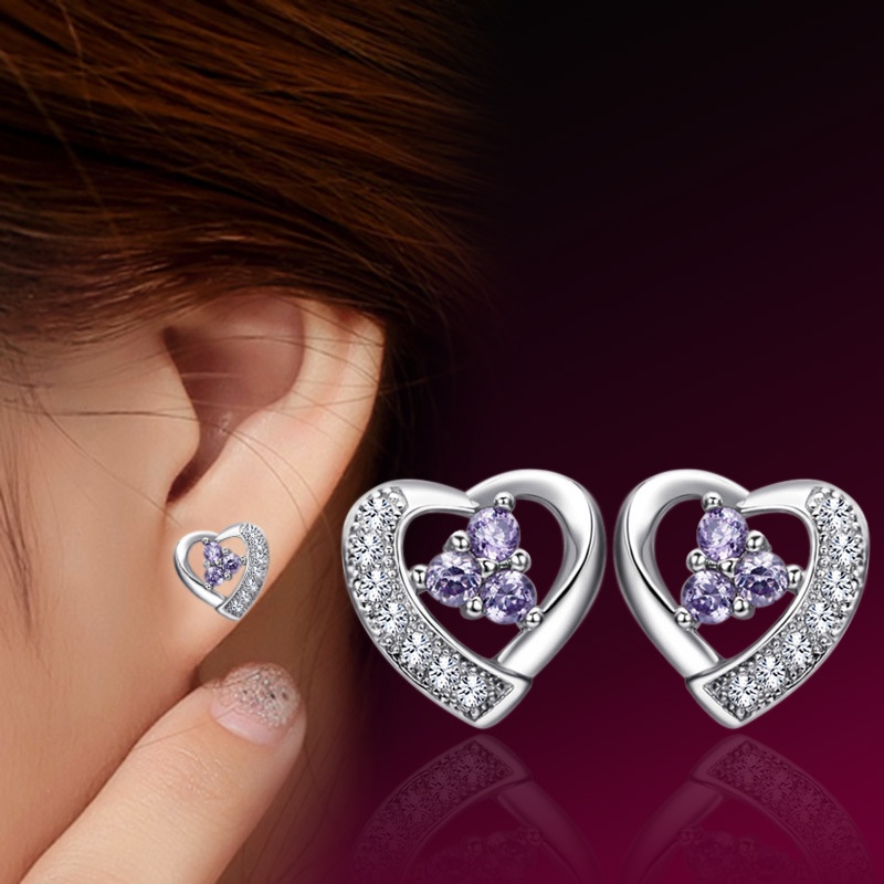 925 Perak Anting Wanita Anting Maxim Fashion Perhiasan/Subang Telinga anting perempuan