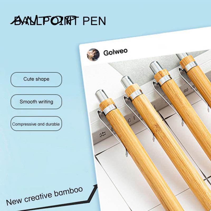 Bolpen Model Batang Bambu simple Untuk stationery