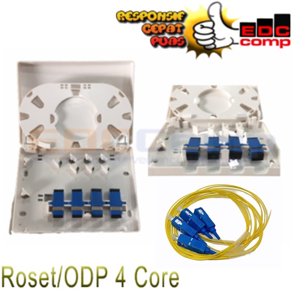 Roset Fiber Optic 4 Core kosongan|Roset FO 4 Core
