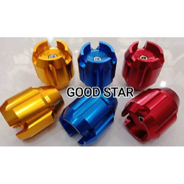 Jalu As Roda Full CNC.(UNIVERSAL)R15.R25.CBR150.CBR250..Ninja250.nmax.aerox.pcx.lexi.semua metic dll