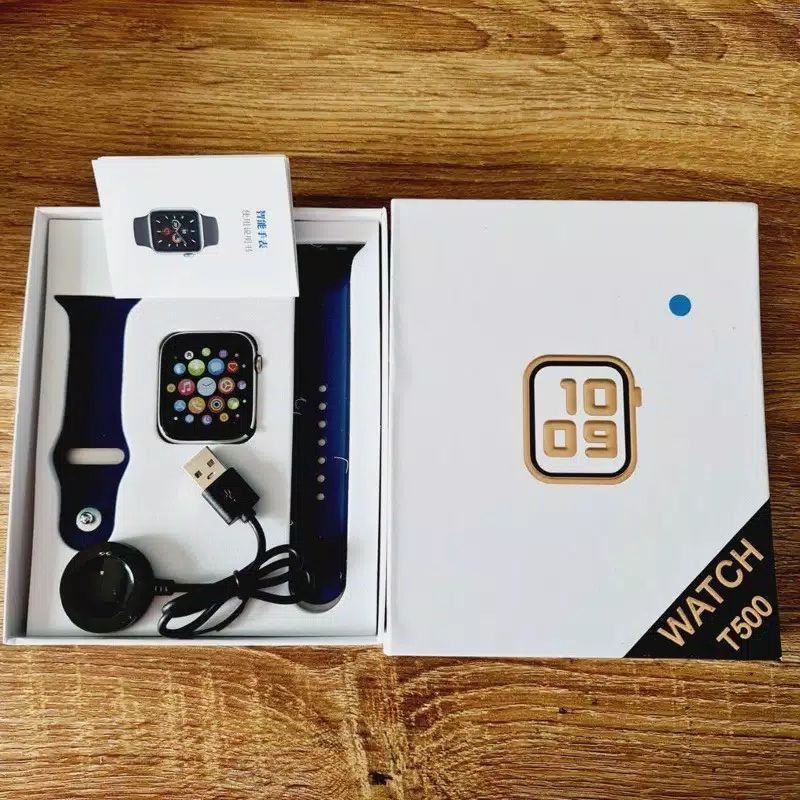 Jam Tangan Smartwatch T500 paket isi 200pcs