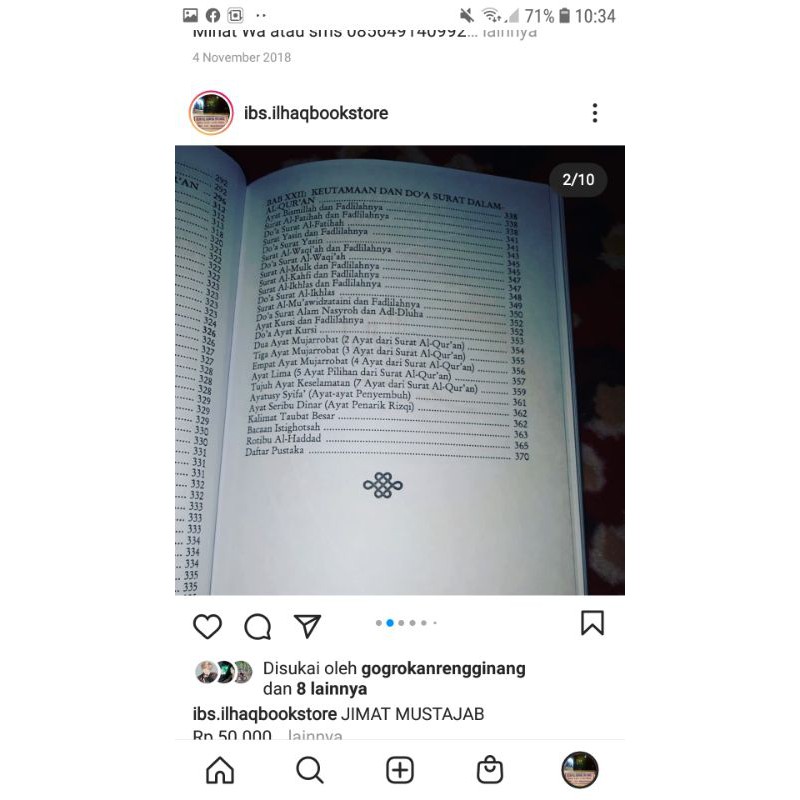 Jimat Mustajab amaliyah dan doa doa pilihan umat