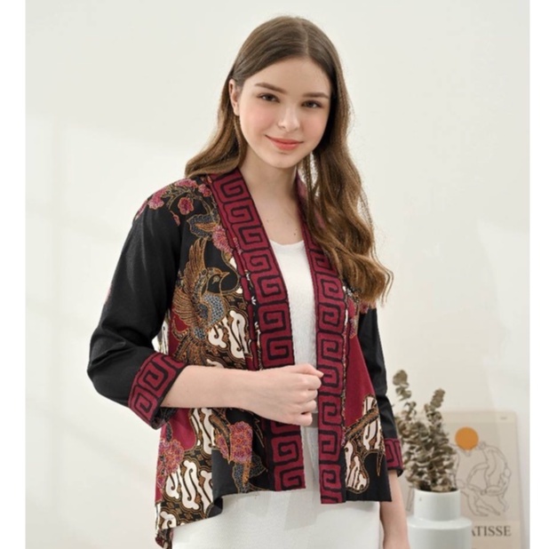 Outer Batik 241 AAN /Rompi Batik Wanita Modern