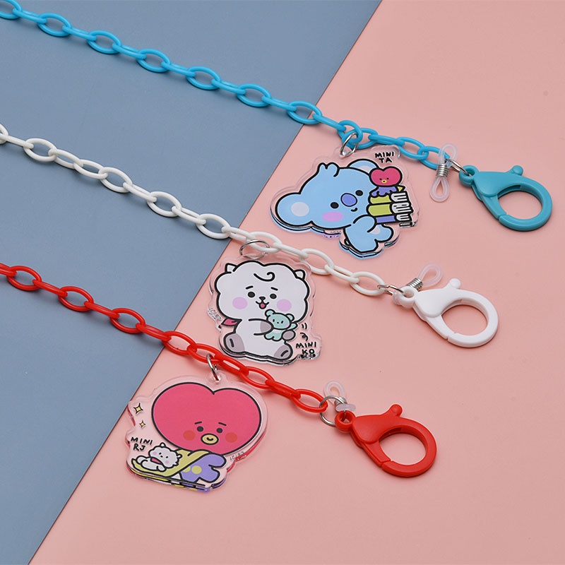 Bts Lucu SHOOKY KOYA Tali Masker Lanyard Kacamata Rantai Kerah In Stock New Arrival