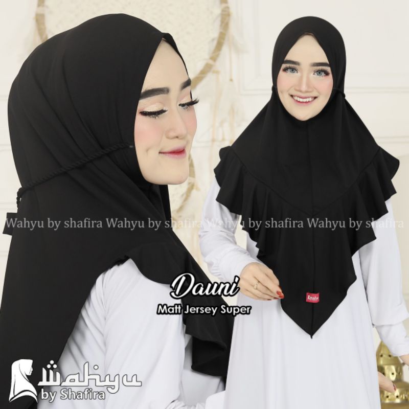 DAUNI WAHYU BY SHAFIRA JILBAB INSTAN JERSEY TALI IKAT HIJAB INSTAN KERUDUNG WANITA SAHARASCARF-6