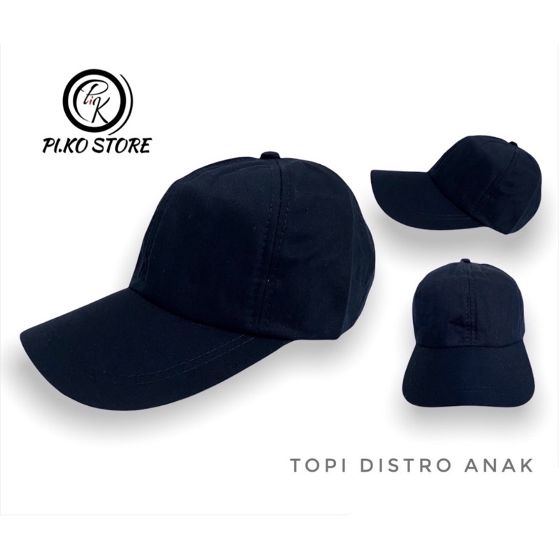 Piko Topi Distro Anak Bahan Kanvas Model Baseball