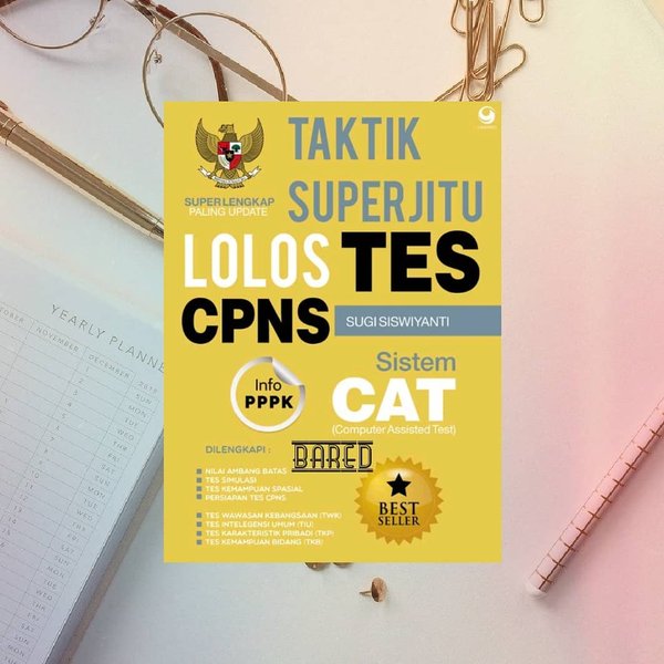 BUKU TAKTIK SUPERJITU LOLOS TES CPNS SISTEM CAT PENERBIT GRASINDO