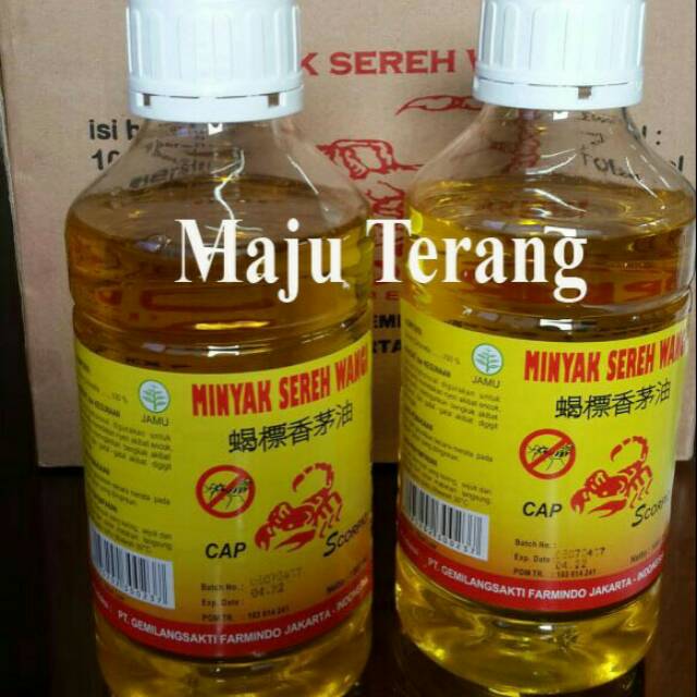Minyak Sereh Wangi Cap Scorpio 1 Liter