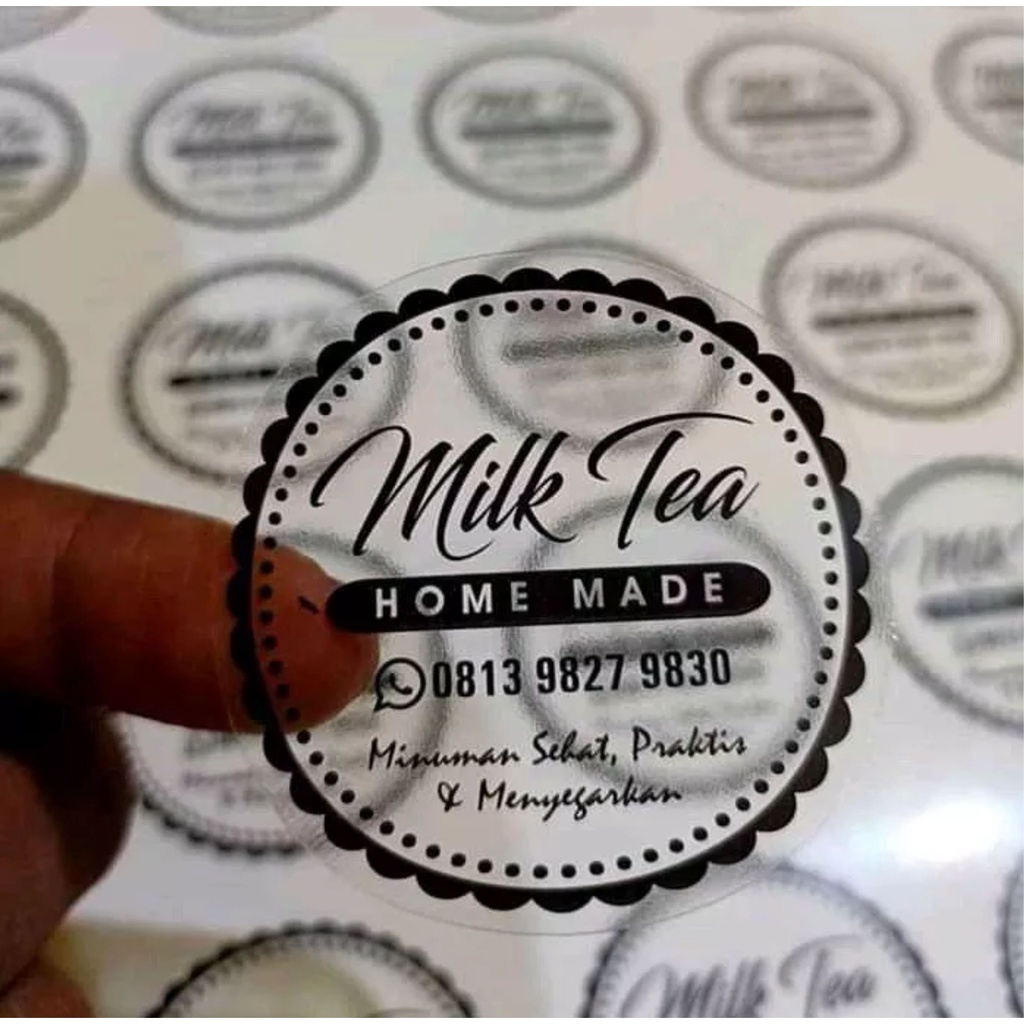 CETAK STIKER VINYL GLOSSY / TRANSPARAN, STIKER LOGO, STIKER OLSHOP