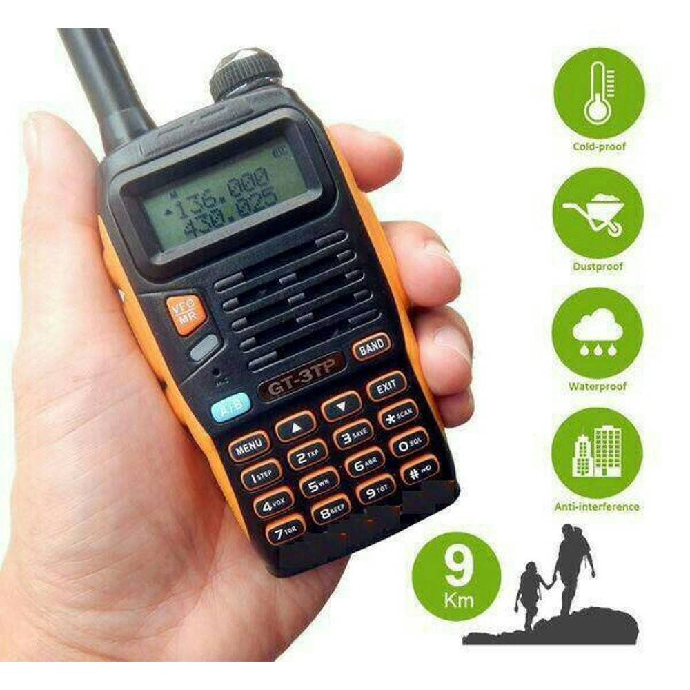 HT BAOFENG GT 3TP MARK III 8 WATT   WATERPROOF   Terbaik