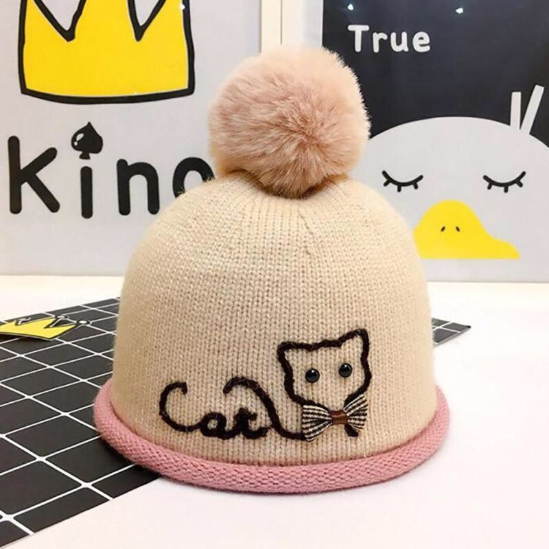 Kupluk Anak | Kupluk Pompom Cat