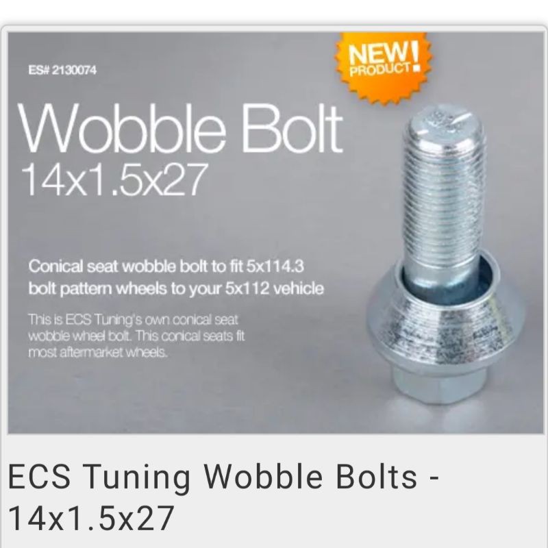 Baut Roda Wobble Bolt 14x1.5x27 20pcs per set