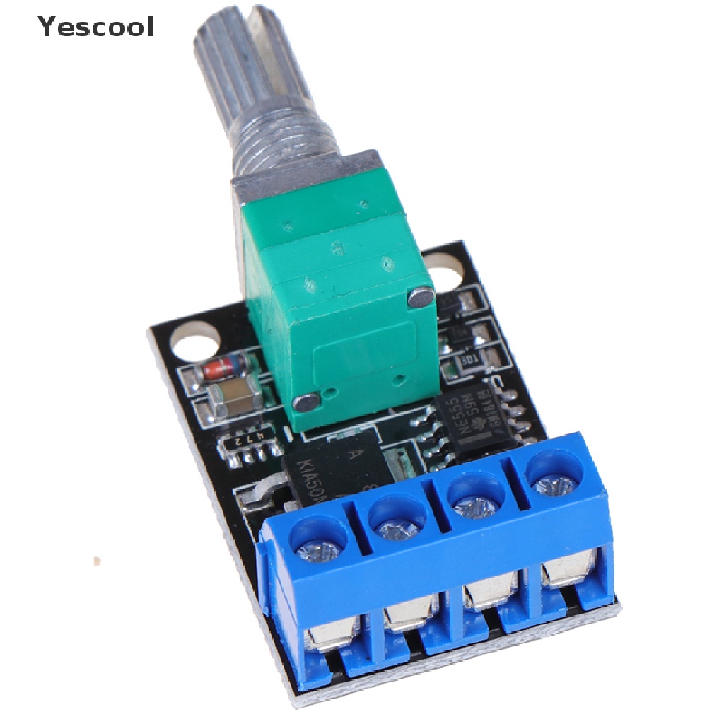 Yescool regulator Pengontrol Kecepatan motor dc pwm 5V-16v 10a