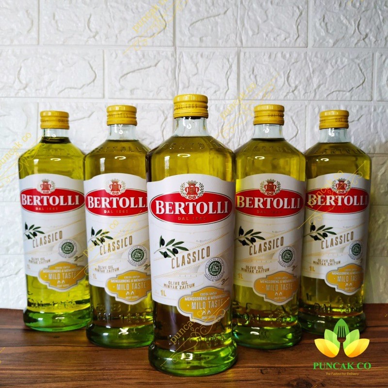 

BERTOLLI Classico Olive Oil 1 Lt / Minyak Zaitun Minyak Goreng Halal/ TERMURAH