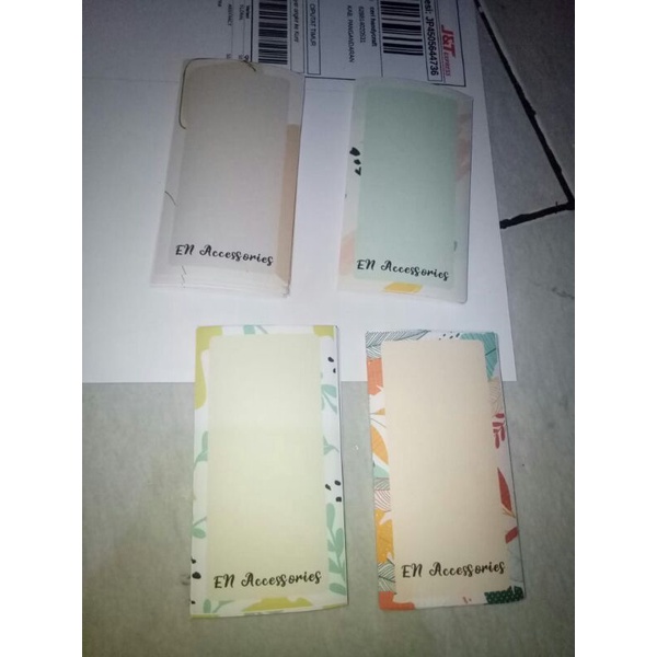 

label/alas Bros/kerajinan lainnya ukuran 5x12cm isi 50pc