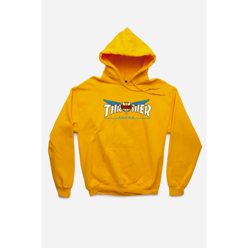 Thrasherr x Venture Gold Hoodie