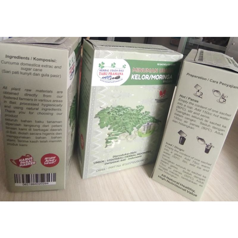 

Herbal kelor Usada Taru Pramana instan