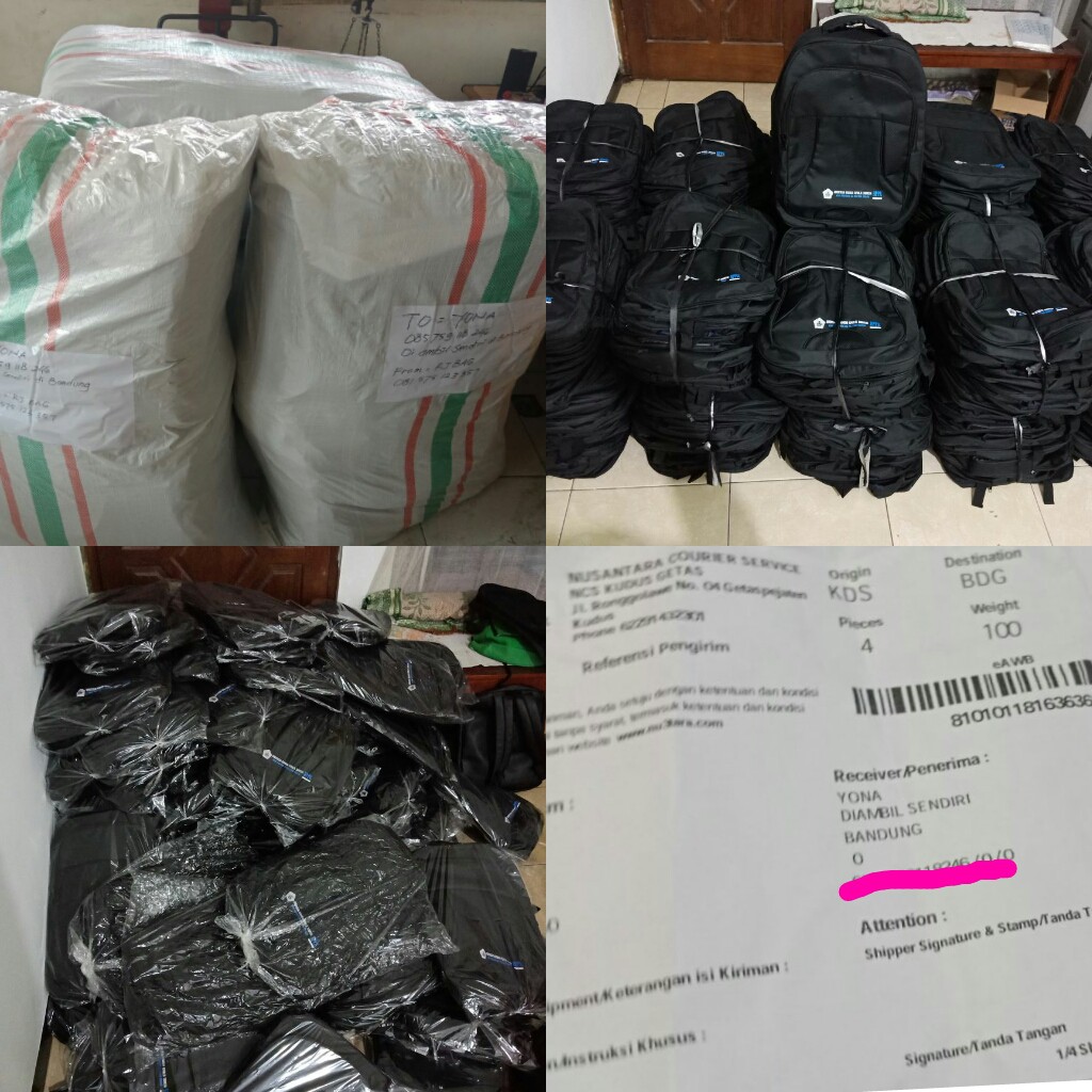 Grosir Tas Seminar Ransel Logo Bordir Sablon Instansi Kantor Sekolah