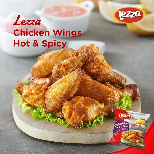 Lezza Chicken Wings Hot and Spicy 400gr / Sayap Ayam Pedas