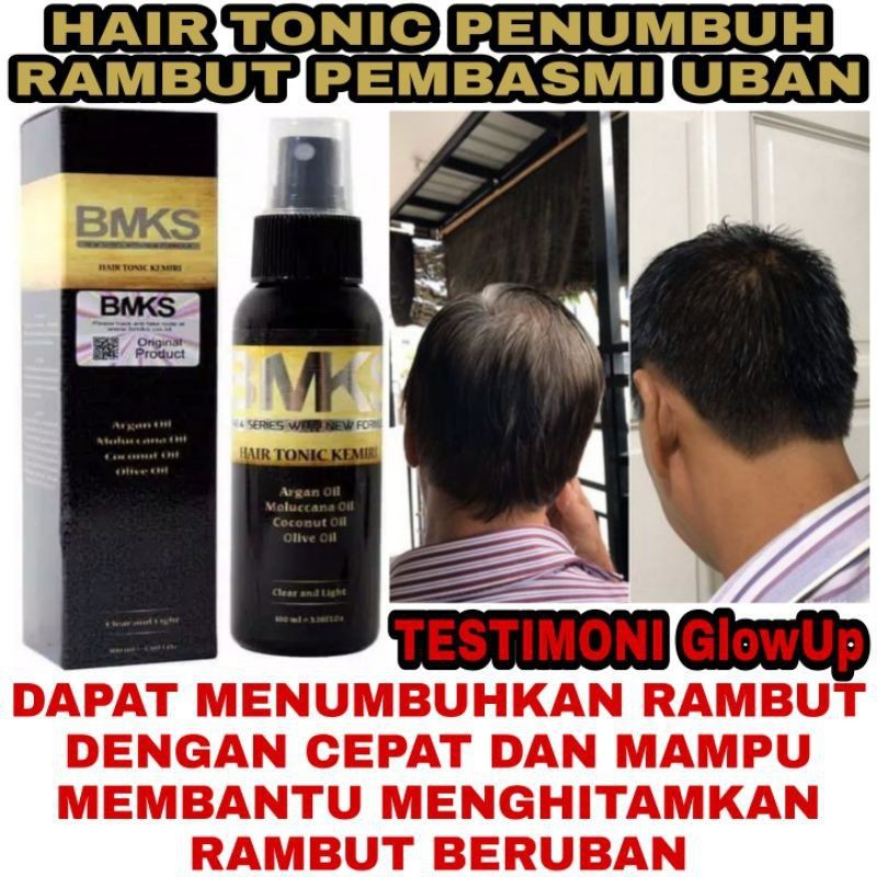 HAIR TONIC BMKS KEMIRI TREATMENT RAMBUT - PERAWATAN RAMBUT RONTOK - HAIRTONIC PENYUBUR RAMBUT