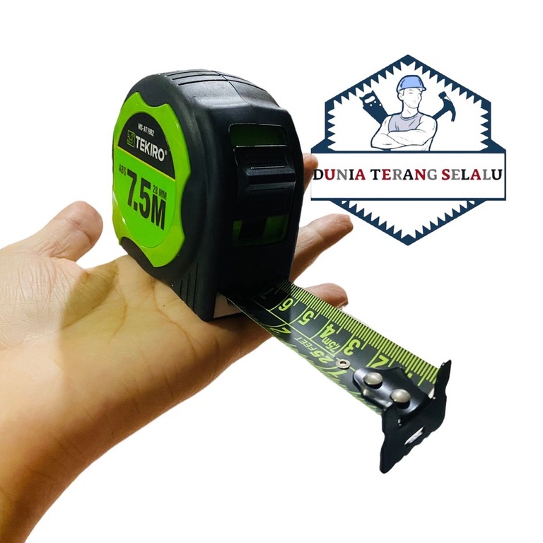 Jual Meteran Tekiro Karet M Meter Rol Tekiro Hitam Meter Abs Tape Measure Tkr M Ms