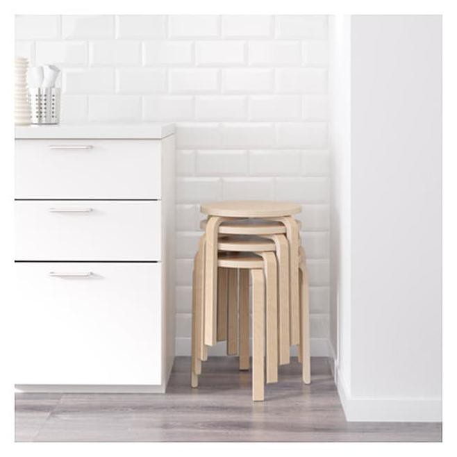 New Bangku Kayu Kursi  Ikea  Frosta Chair Kayu Birch Dapat 