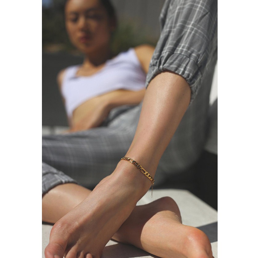 Fashion ornamen rantai gelang kaki sederhana