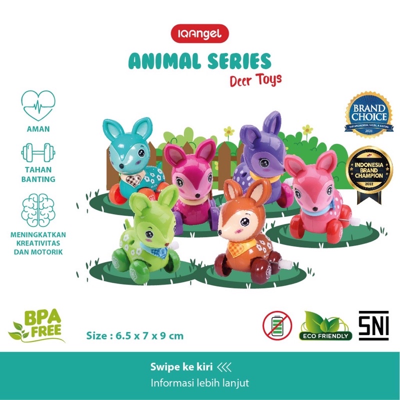 IQ Angels deer toys mainan motorik bayi