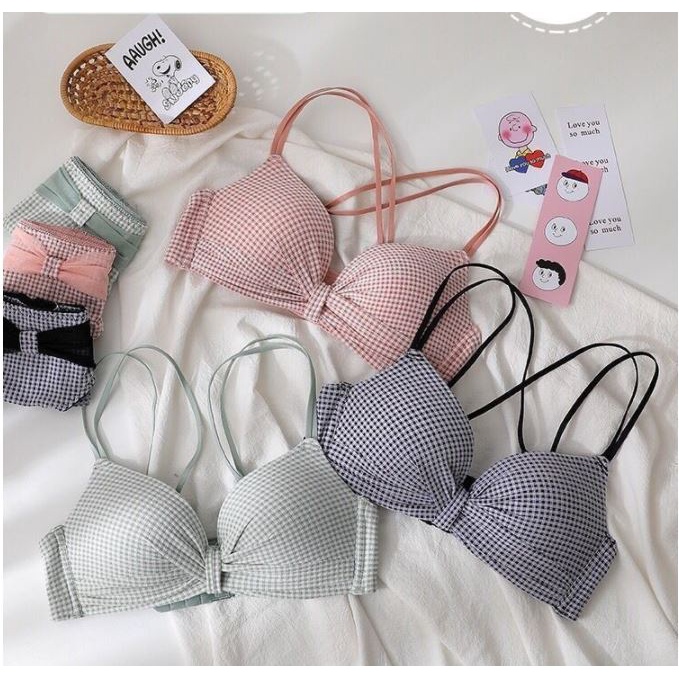 BV.ID BR446 BH BRA CUTE JEPANG SEXY TANPA KAWAT BRA  ASIAN STYLE COD