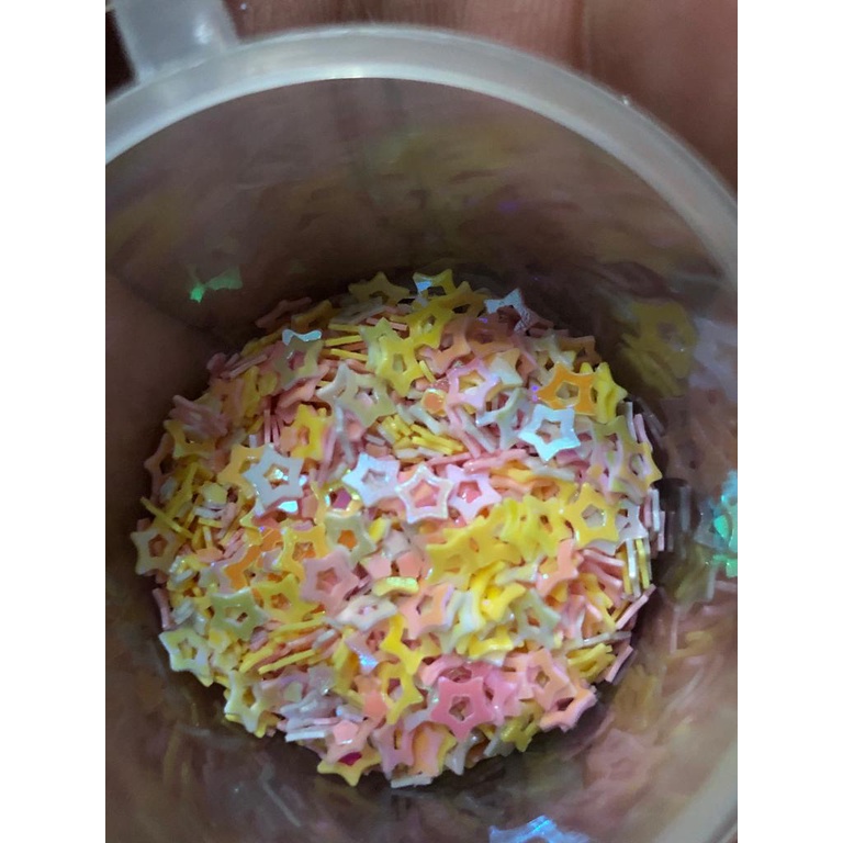 resin Art dan hiasan kuku / craft toping Sequin nail art / campuran resin