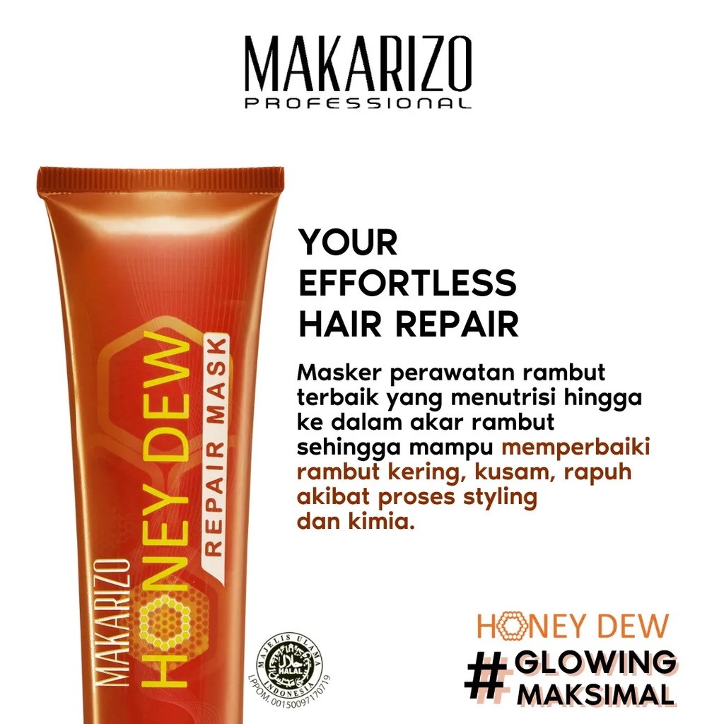 Makarizo Honey Dew Repair Mask - Honey Dew Nutriv Serum