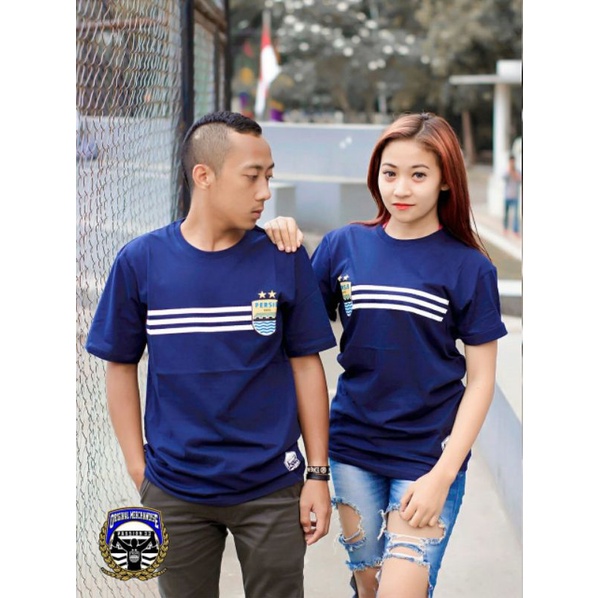 kaos persib couple/ kaos distro persib pasangan kapel