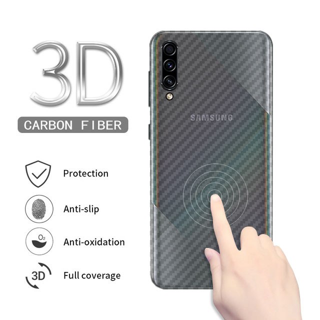 Garskin Carbon Samsung A50S Premium Back Screen Protector