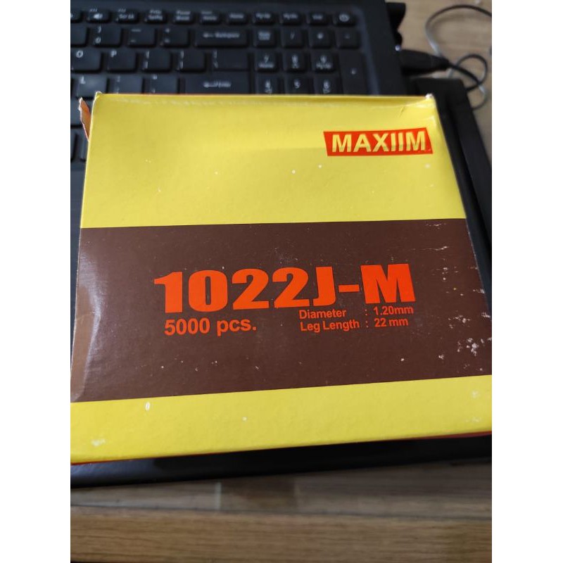 

Maxiim Isi Staples 1022J Nail gun staple 1022 isi 5000 pcs / 1 box