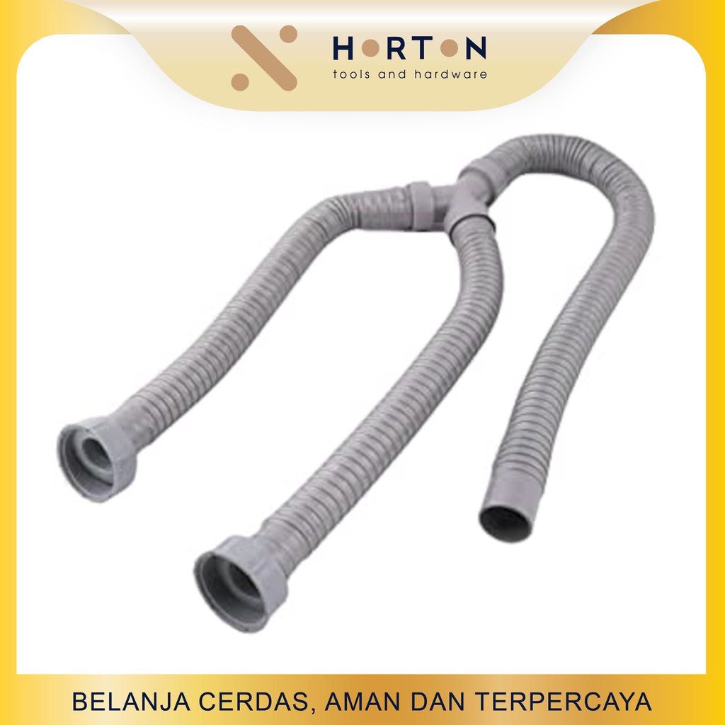 Selang BCP Abu-Abu Cabang 2 / Selang Bak Cuci Piring Cabang 2