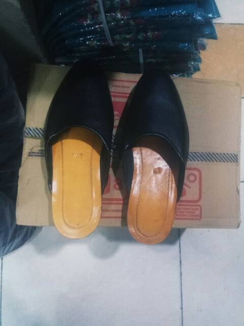 Sandal slop jawa dewasa / sepatu slop jawa lapisan alas