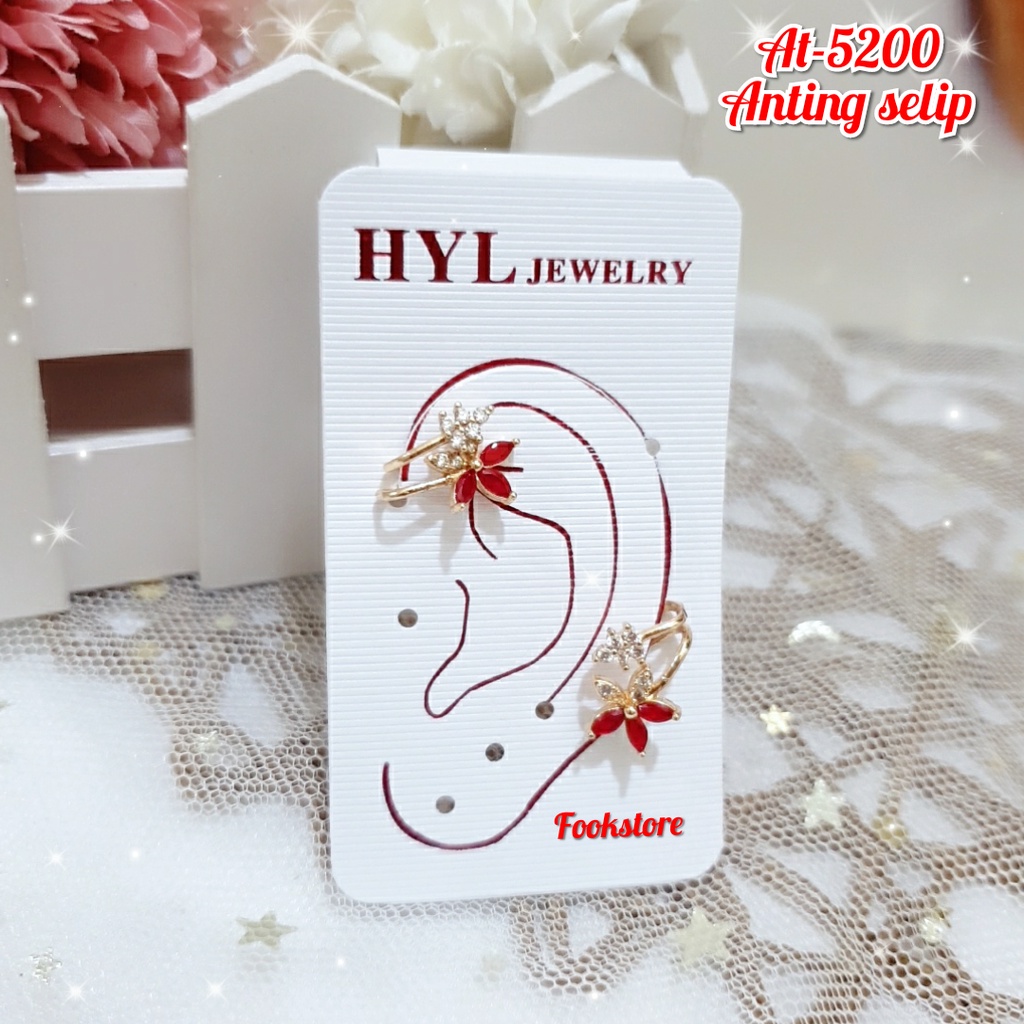 COD ANTING SELIP WANITA ISI 2PCS STYLE KOREA TERBARU