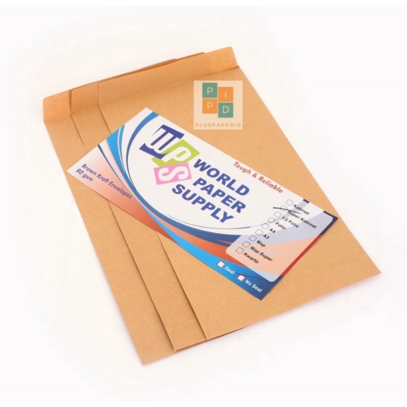 

Amplop Coklat Ukuran Super Kabinet (14X27cm) WPS