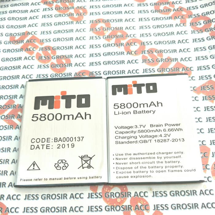 Baterai Battery original Double Power MITO Note A62 BA000137 BA-000137